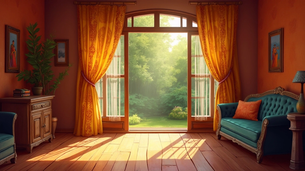 Curtains: How Far Past the Window Should They Reach?