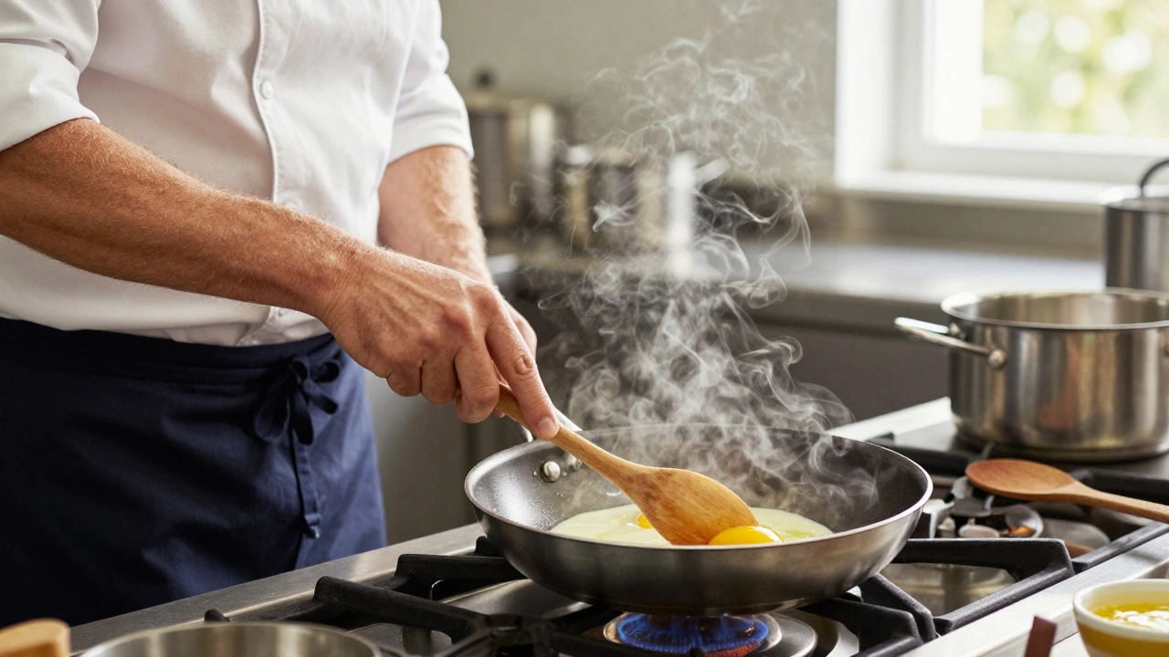 What pan does Gordon Ramsay recommend for home cooks?
