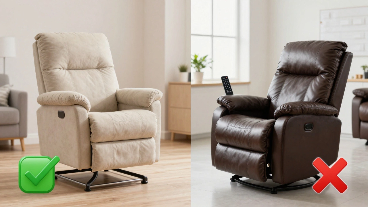 Comparison of basic medical lift chair versus luxury recliner