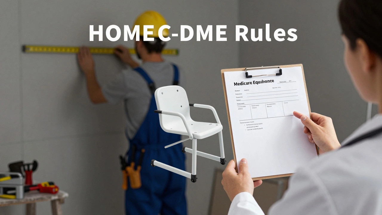 Doctor prescribing shower bench vs home renovation tools
